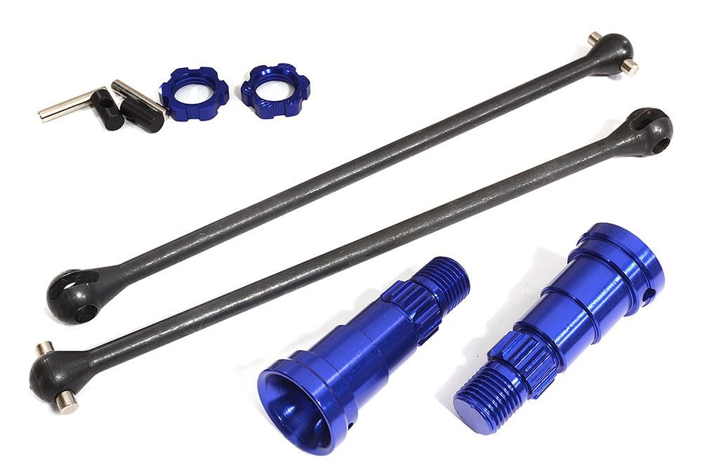 Universal Drive Shafts w/ Stub Axles (2) for Traxxas 8S X-Maxx 4X4