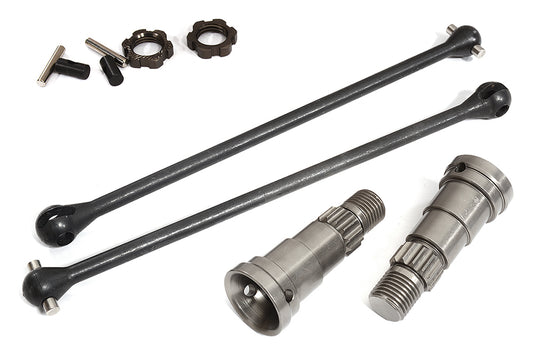 Universal Drive Shafts w/ Stub Axles (2) for Traxxas 8S X-Maxx 4X4