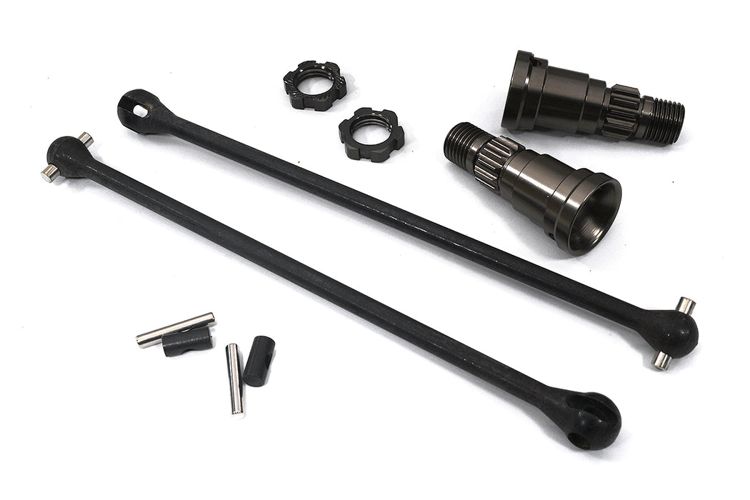 Universal Drive Shafts w/ Stub Axles (2) for Traxxas 8S X-Maxx 4X4