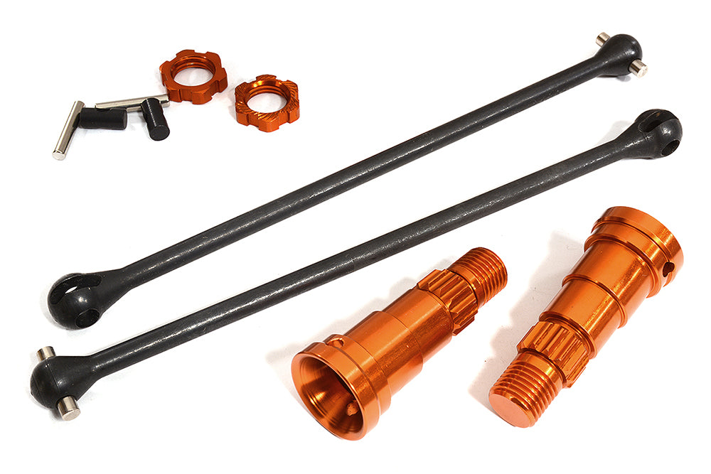 Universal Drive Shafts w/ Stub Axles (2) for Traxxas 8S X-Maxx 4X4