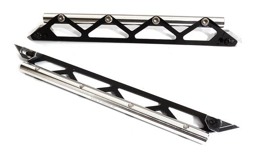 Blue Machined Side Protection Nerf Bars for Traxxas Maxx 1/10 Scale 4S RC Truck