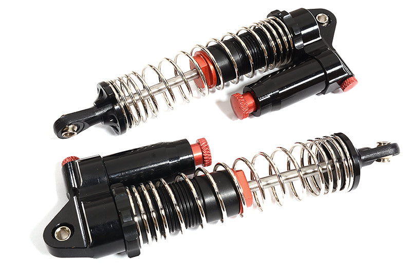 Alloy 100mm Type Piggyback Shock (2) w/ Rebound Adjust for 1/10 Scale Crawler