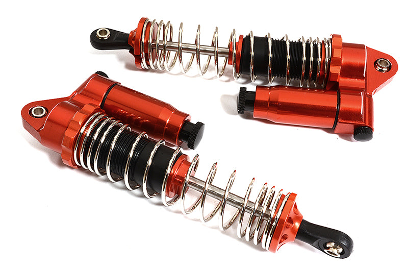 Alloy 100mm Type Piggyback Shock (2) w/ Rebound Adjust for 1/10 Scale Crawler