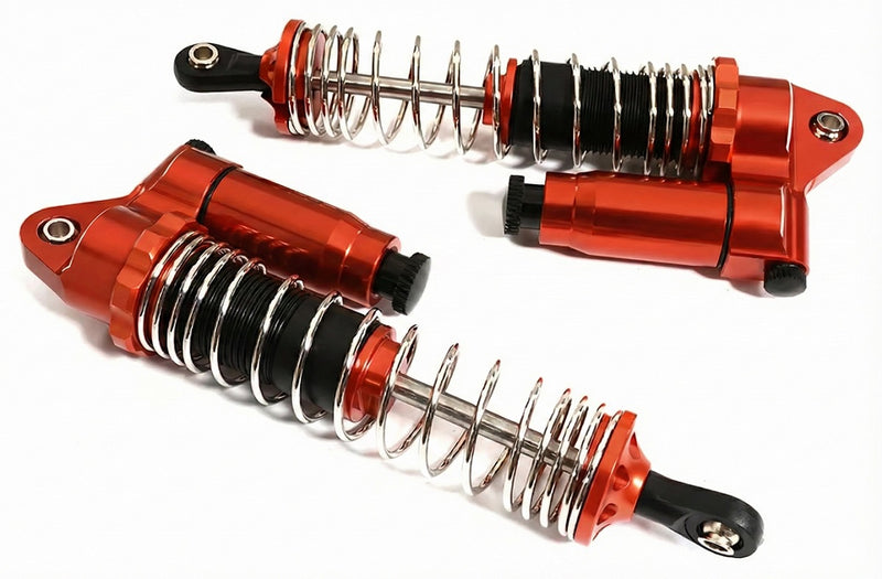 Alloy 100mm Type Piggyback Shock (2) w/ Rebound Adjust for 1/10 Scale Crawler