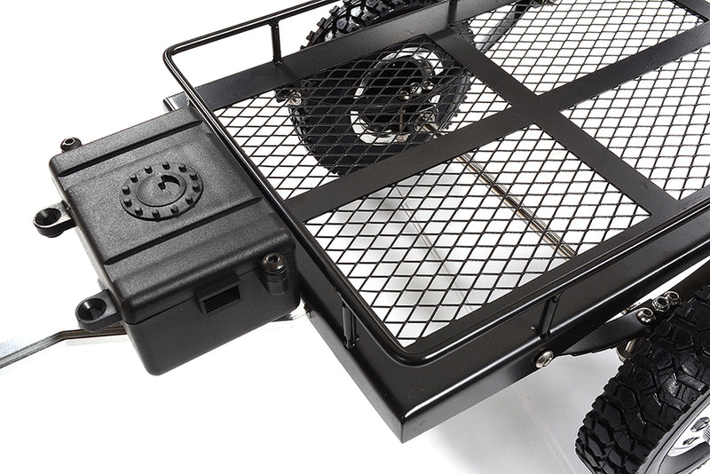 Realistic Leaf Spring 1/10 Size Low Side Trailer 300x205x113mm for Scale Crawler - Product image 2