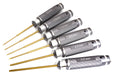 Metric Size Allen Hex Wrench Set 6pcs (0.9, 1.3, 1.5, 2, 2.5 & 3mm)