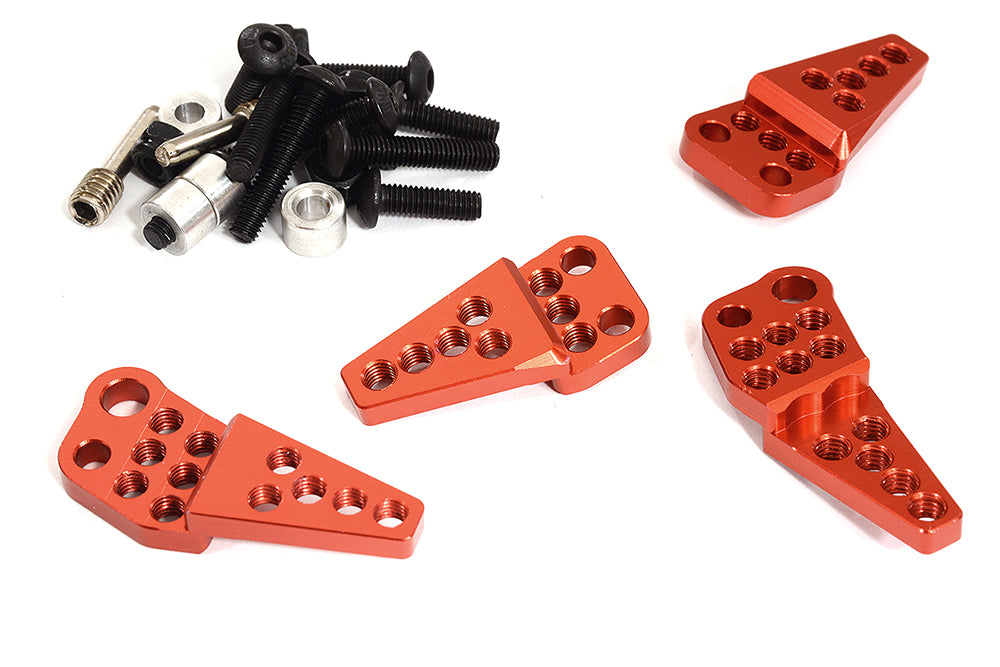 Alloy Machined Shock Tower Add-On Mounts for Axial 1/10 SCX10 II