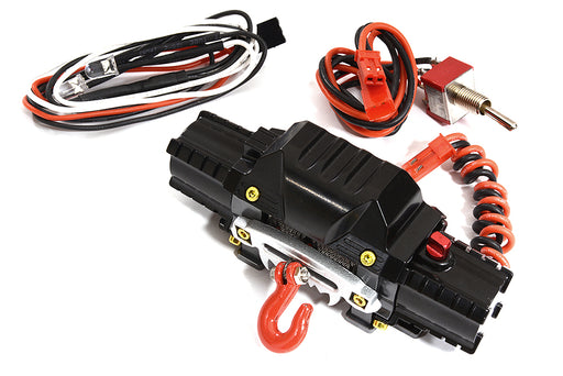 Realistic Winch w/ Twin High Torque Motor for 1/10 Scale Rock Crawler