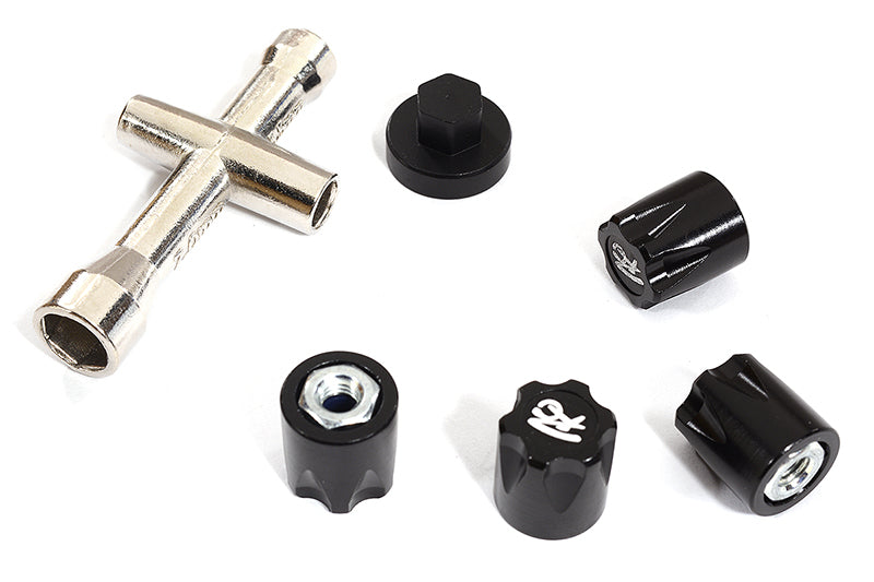 Realistic Billet Machined M4 Size Wheel Nut for 1/10 Scale