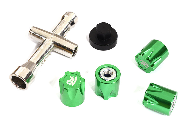 Realistic Billet Machined M4 Size Wheel Nut for 1/10 Scale