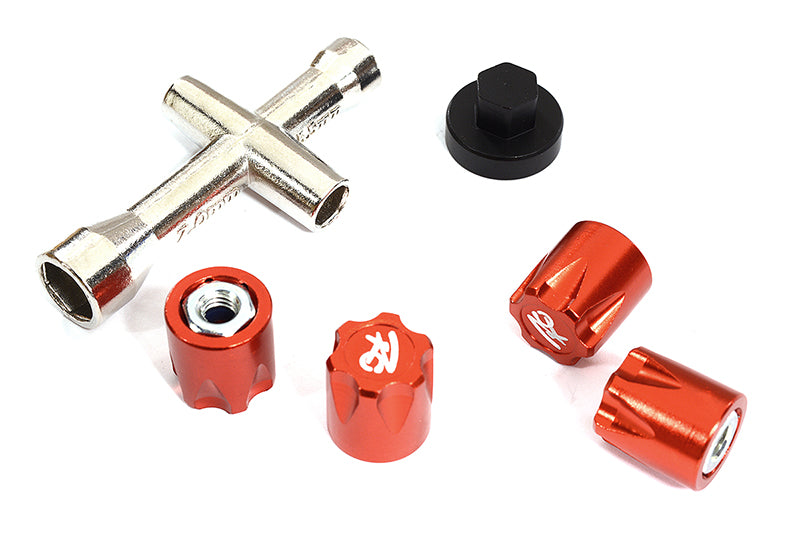 Realistic Billet Machined M4 Size Wheel Nut for 1/10 Scale