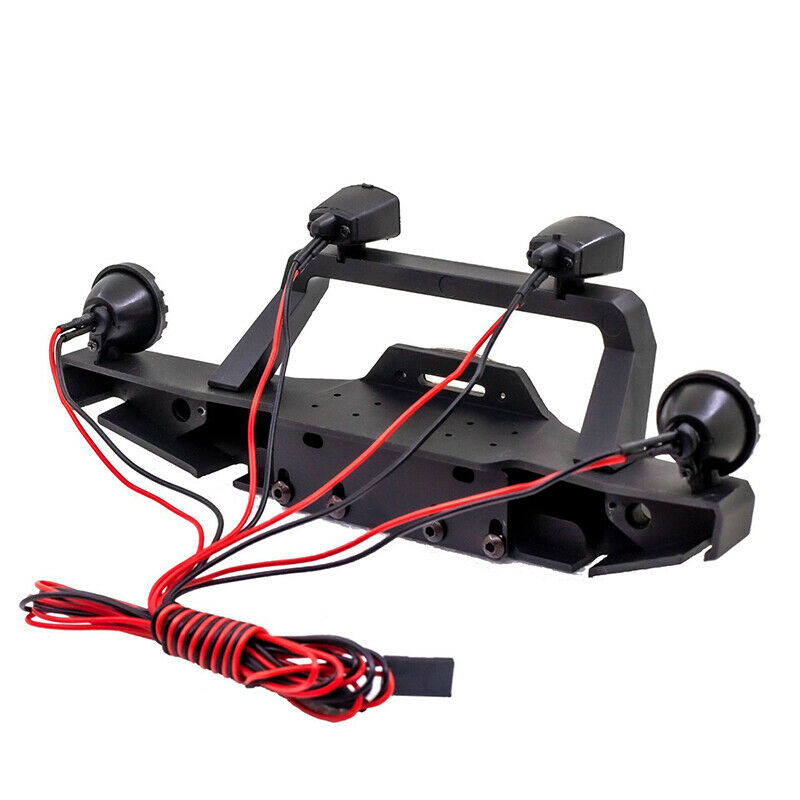 Realistic Front & Rear Bumper w/LED for Traxxas TRX-4 & Axial SCX10 III & SCX-10