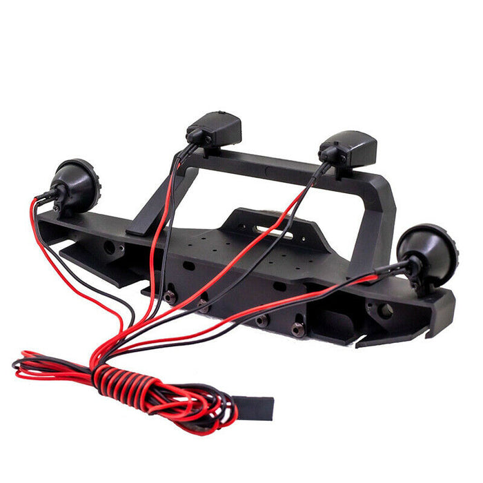 Realistic Front & Rear Bumper w/LED for Traxxas TRX-4 & Axial SCX10 III & SCX-10