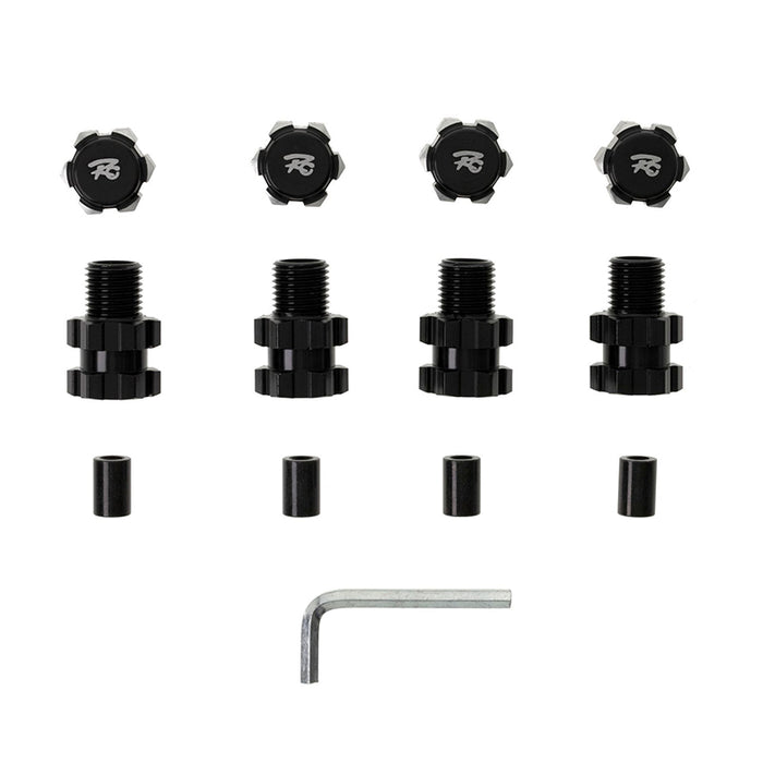 Alloy 17mm Hex Wheel Hubs Conversion +10mm Width for Traxxas 1/10 Maxx 4S