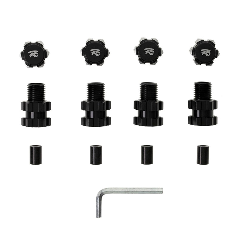 Alloy 17mm Hex Wheel Hubs Conversion +10mm Width for Traxxas 1/10 Maxx 4S