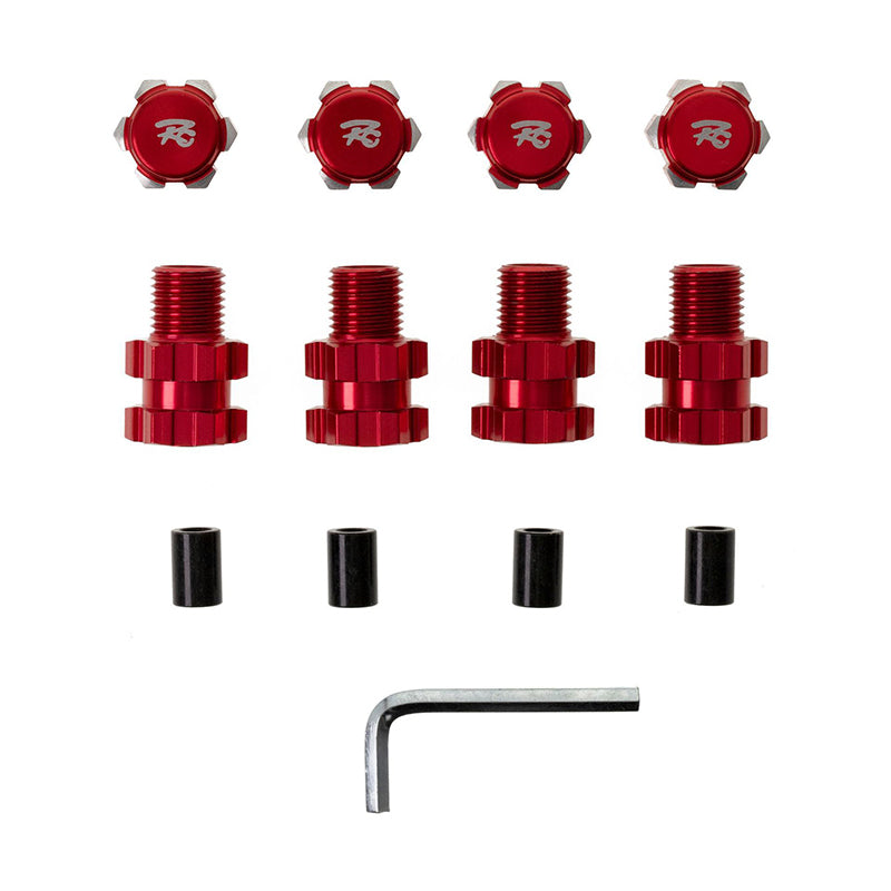 Alloy 17mm Hex Wheel Hubs Conversion +10mm Width for Traxxas 1/10 Maxx 4S | Maxx 4S Monster Truck | Maxx V2 with WideMaxx | Maxx Slash 6S