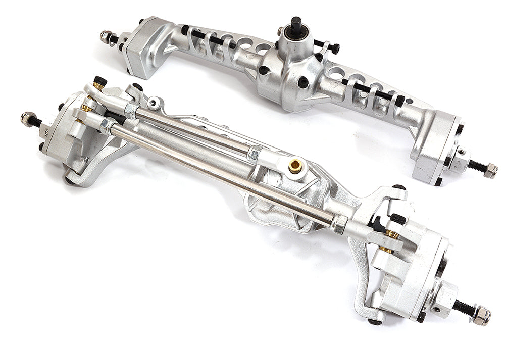 Billet Machined Front & Rear Axle Assembly for Axial 1/10 SCX10 II