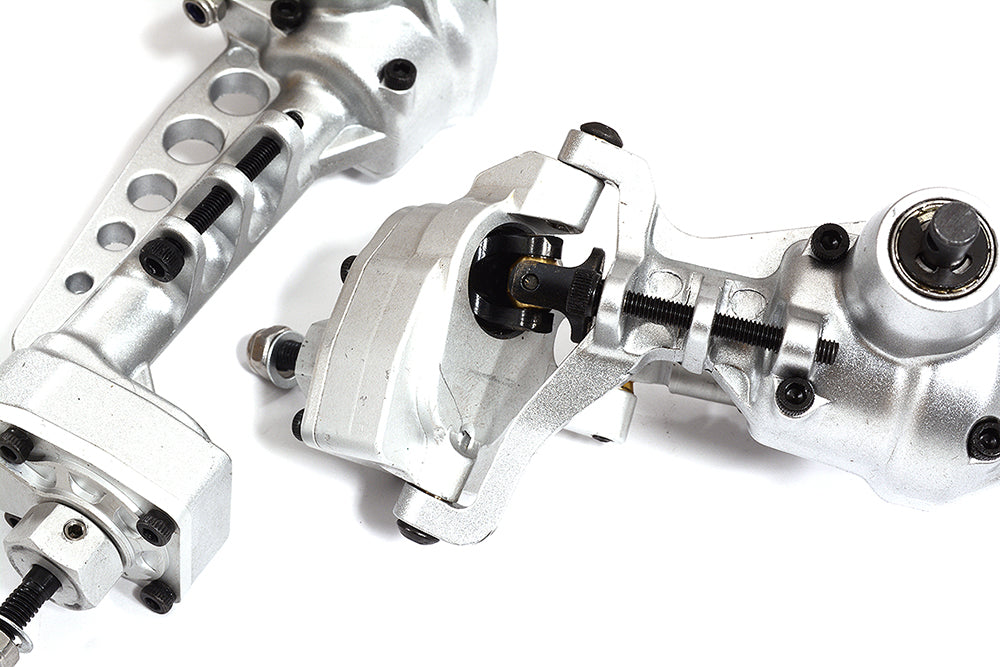 Billet Machined Front & Rear Axle Assembly for Axial 1/10 SCX10 II