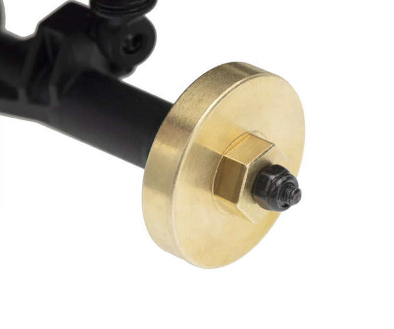 Alloy Machined Brass Wheel Spacers 4mm Thick for Axial 1/24 SCX24 -7g Each