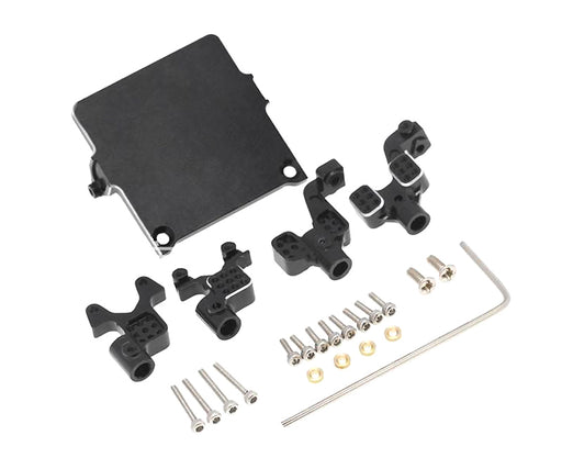 Alloy Machined Shock Towers w/ Receiver Mount for Axial 1/24 SCX24