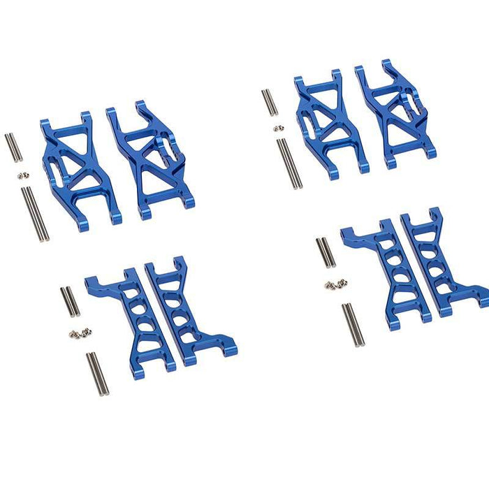 Blue Alloy Upgrade Conversion Kit for Traxxas 1/10 Maxx 4S - Performance Hop-Up