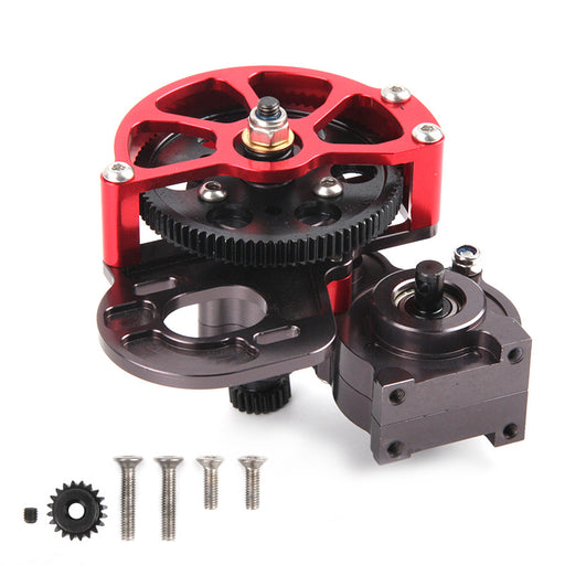 Alloy Machined Main Gearbox w/ Metal Gears for Axial SCX-10 Honcho, Jeep & Dingo