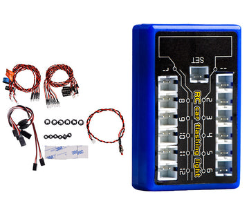 Complete 12 LED Lighting System w/ Flash Mode for 1/10 Scale RC Vehicles