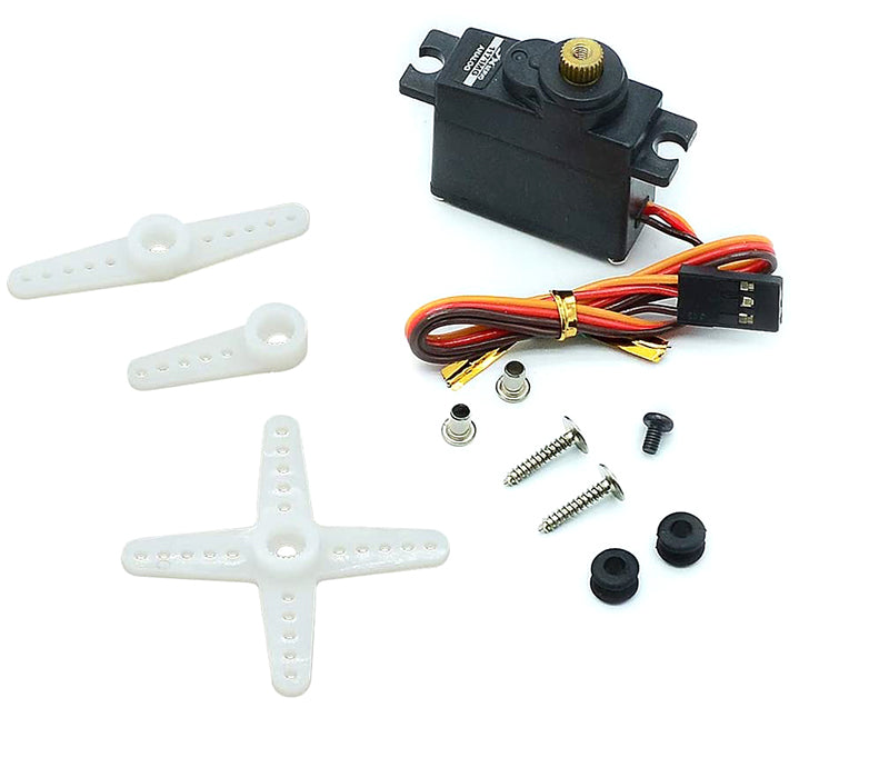High Torque 3.5kg Metal Gear Micro Servo 0.11s Speed - 17.5g