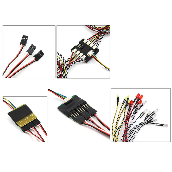 Complete 16 LED (5mm) Lighting System w/ Multi-Mode for 1/10 Scale RC Vehicles