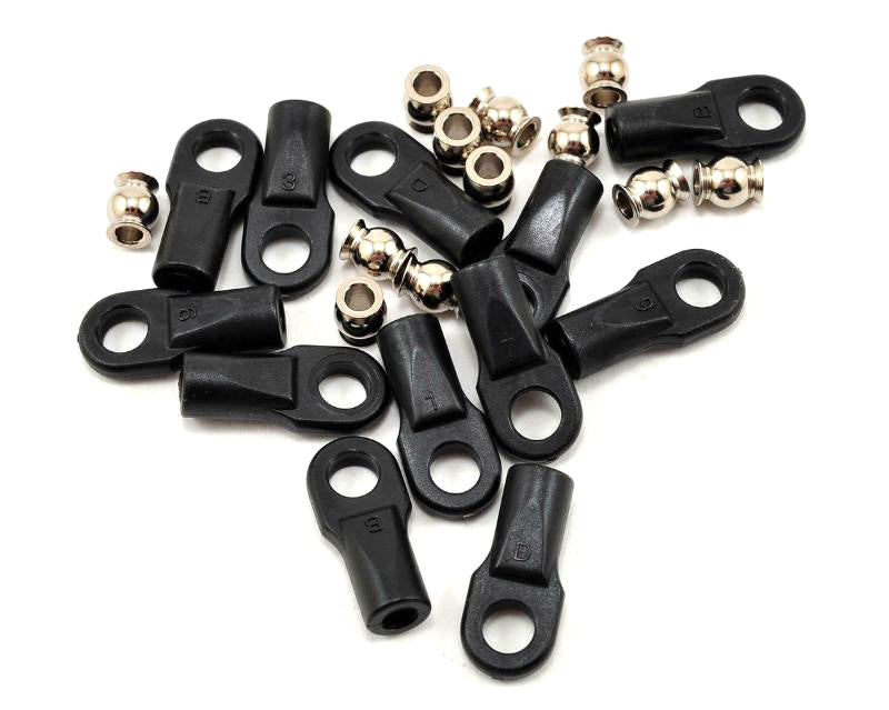 Plastic Rod Ends 12pcs w/ Hollow Balls, Large (5347) for Traxxas 1/10