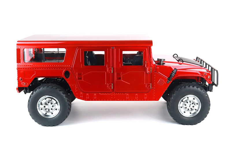 1/10 Scale 4X4 RC Hummer Truck ARTR with 2.4GHz Stick Remote, Red