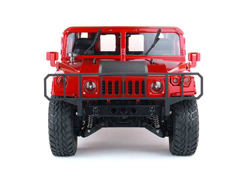 1/10 Scale 4X4 RC Hummer Truck ARTR with 2.4GHz Stick Remote, Red