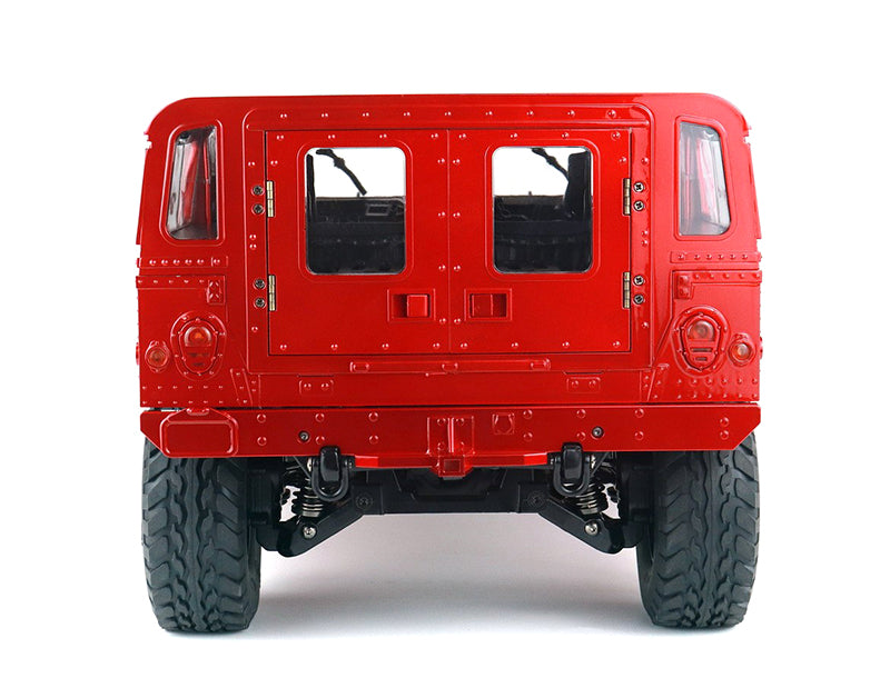 1/10 Scale 4X4 RC Hummer Truck ARTR with 2.4GHz Stick Remote, Red