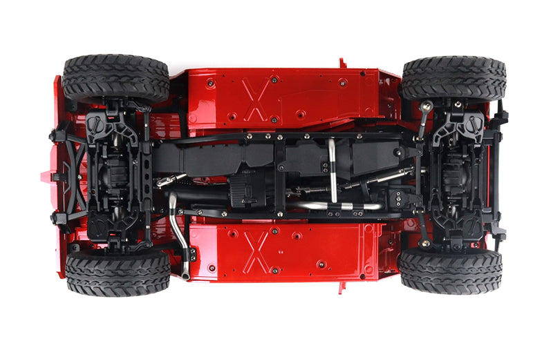 1/10 Scale 4X4 RC Hummer Truck ARTR with 2.4GHz Stick Remote, Red