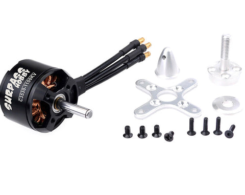 Surpass C3530-2808 Sensorless Brushless Motor 1100kV 4mm Shaft RC Quad/Airplane