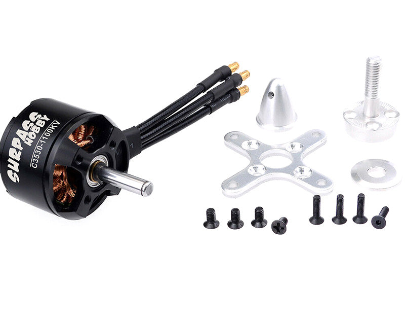 Surpass C3530-2808 Sensorless Brushless Motor 1100kV 4mm Shaft RC Quad/Airplane