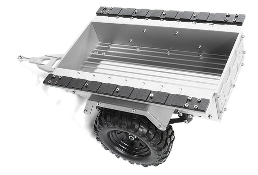 Realistic Leaf Spring 1/10 Size Utility Box Trailer for Scale Crawler Truck