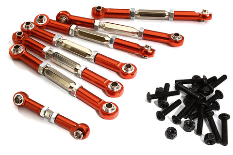 Turnbuckle Set (7) 73mm, 38mm for 1/10 Traxxas Slash 4X4
