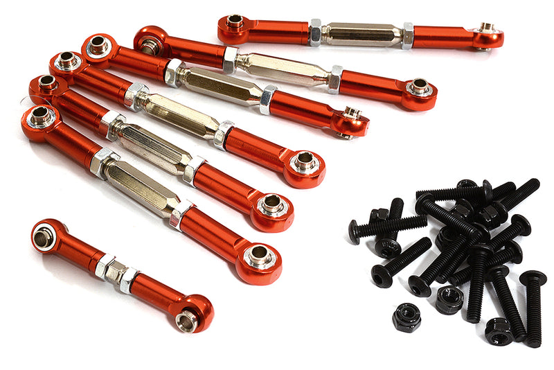 Turnbuckle Set (7) 73mm, 38mm for 1/10 Traxxas Slash 4X4