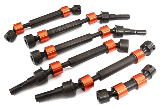 V2 6-Piece Metal Drive Shafts Set for Traxxas 1/10 E-Revo 2.0