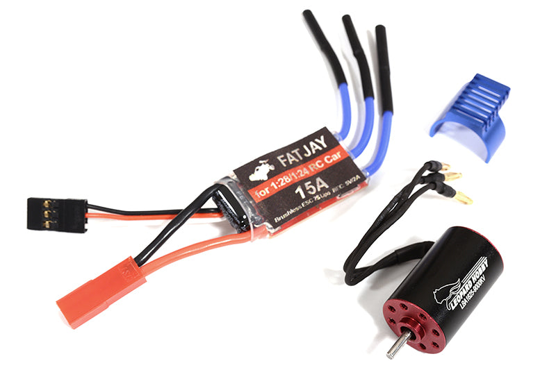 2S Brushless 15A ESC + Leopard 1625 motor 9000kV