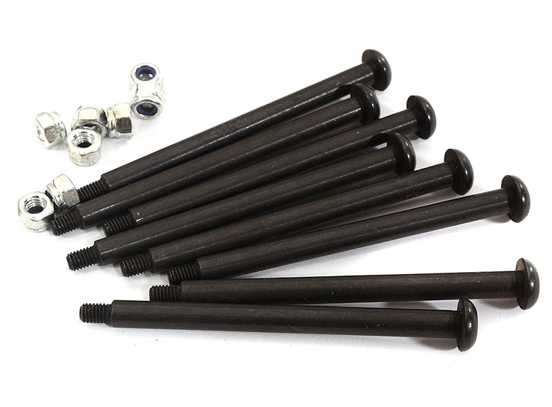 Steel 49mm Suspension Pins (8) for Traxxas X-Maxx 4X4 (Drill 4mm Arm Holes)