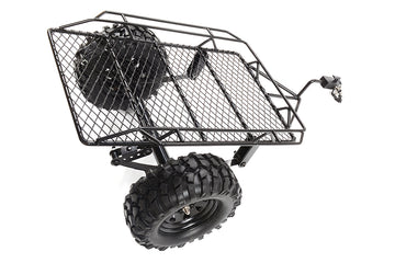 Realistic Leaf Spring 1/10 Size Low Side Trailer 305x210x140mm for Scale Crawler