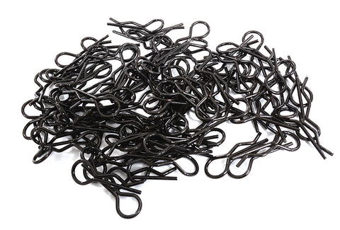 Bent-Up Body Clips (100) for 1/10 Scale RC (LxW=24x8.5mm)