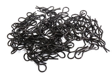 Bent-Up Body Clips (100) for 1/10 Scale RC (LxW=24x8.5mm)