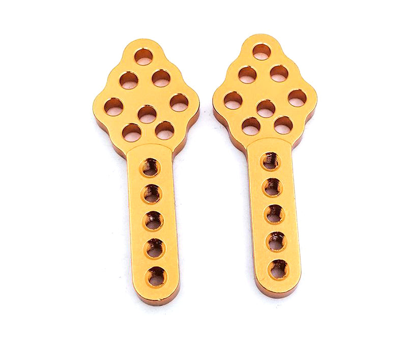 Billet Machined Add-On Shock Mounting Plates for Axial 1/10 SCX-10 Type Crawlers