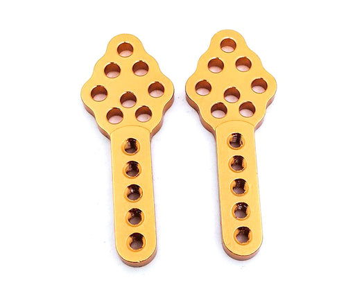 Billet Machined Add-On Shock Mounting Plates for Axial 1/10 SCX-10 Type Crawlers