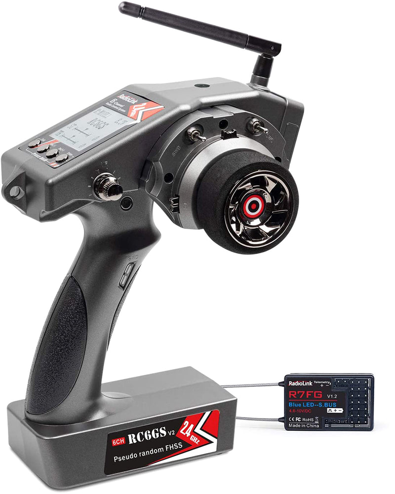 Radiolink RC6GS 2.4G 6CH Car Controller Transmitter+R7FG Gyro Receiver