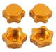 Billet Machined Aluminum 17mm Hex Hub Covers for 1/8 Buggy and Monster Truck