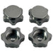 Billet Machined Aluminum 17mm Hex Hub Covers for 1/8 Buggy and Monster Truck